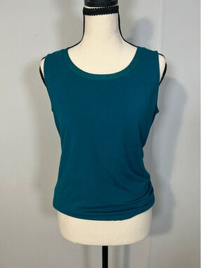 Talbots Teal Rayon Stretch Shell Top Women’s Small Classic Layering Tank